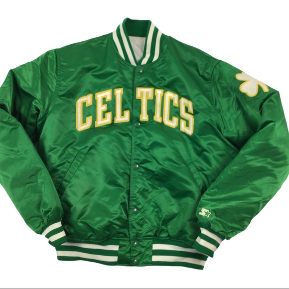 STARTER Other - Vintage Boston Celtics satin bomber